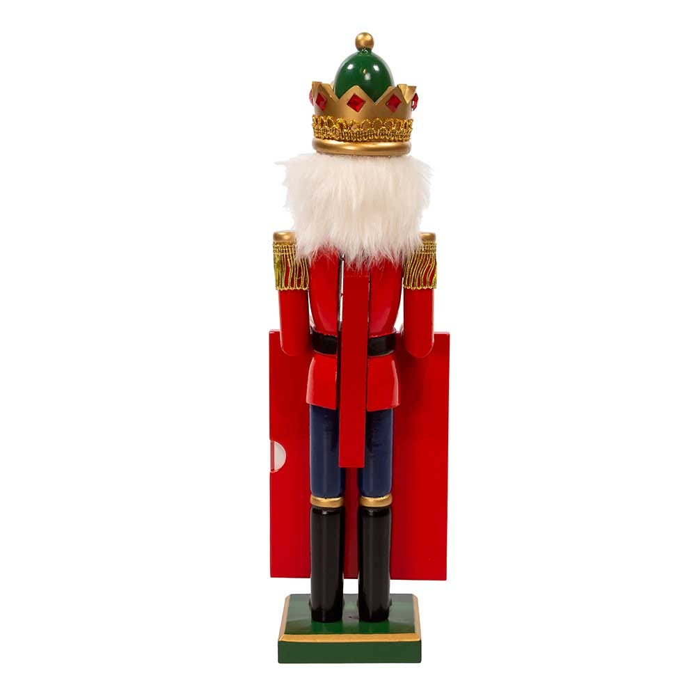 Kurt Adler 15-Inch Nutcracker King Holding Picture Frame